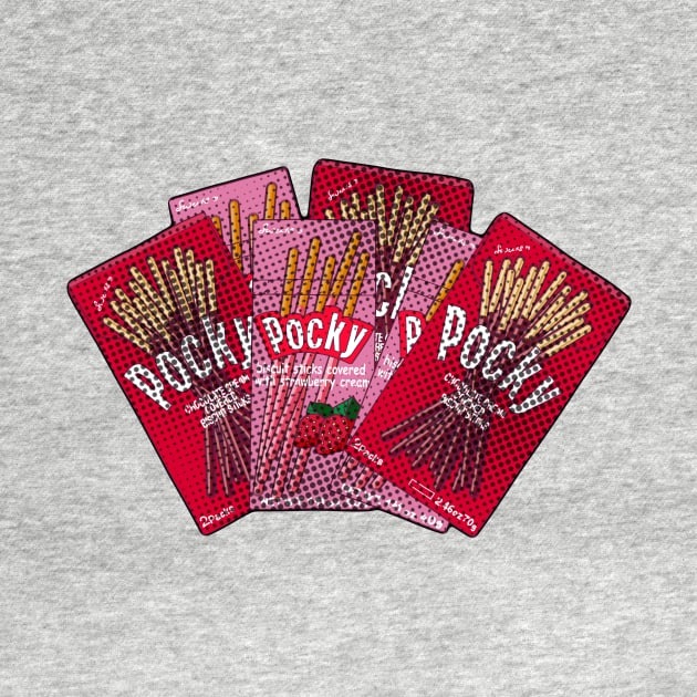 The Japanese Pocky sticks by AnGo